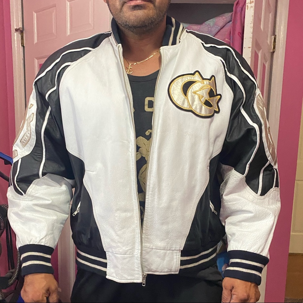 Golds Gym Leather Jacket